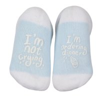 S520-B: Blue 2 Pack Anti-Slip Terry Socks (0-12 Months)